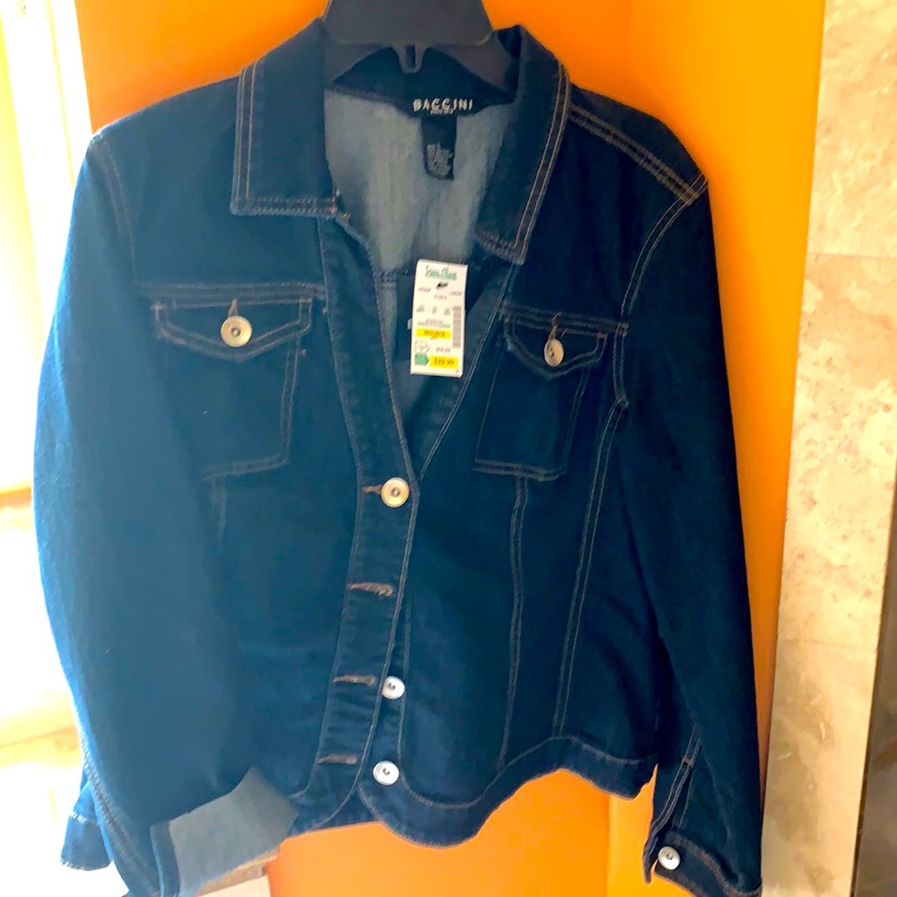 Ladies, brand new jean jacket